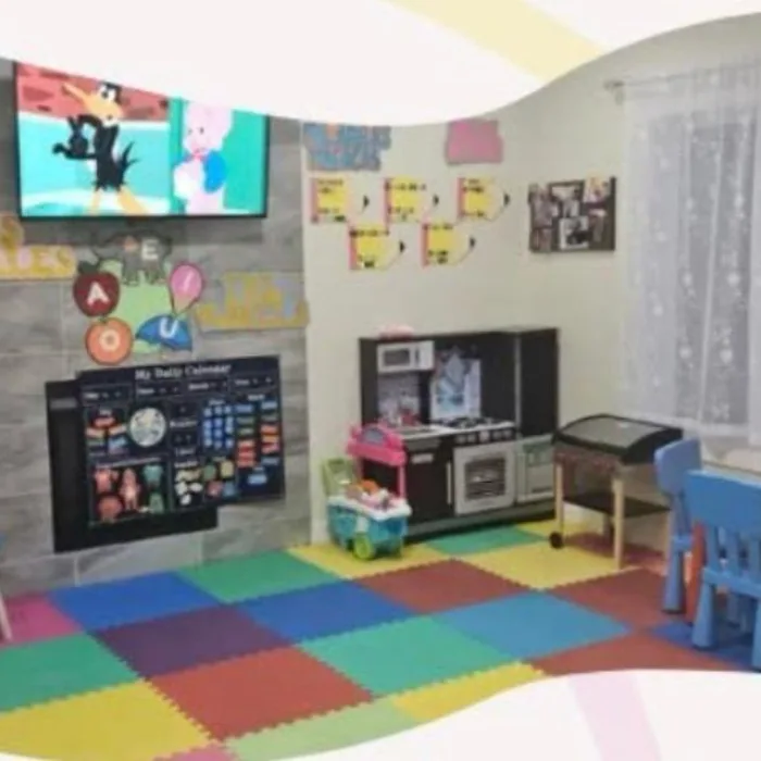 Vista panorámica de la sala de juegos